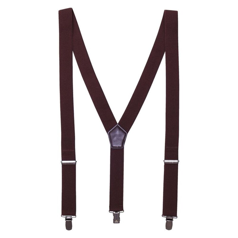 Premier Clip-On Trouser Braces / Brown